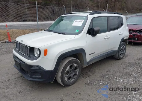 2016 Jeep Renegade Sport from USA, damaged, VIN ZACCJBAT9GPE27681